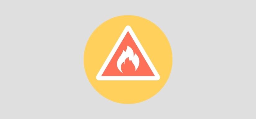 Fire warnings for Candle labels