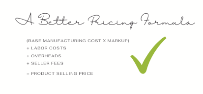 Better handmade item pricing formula