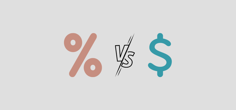 Percentage vs. Absolute markups