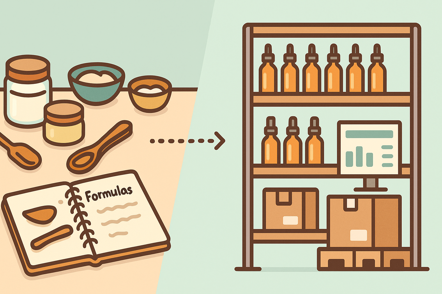 How to Scale Your Cosmetic Manufacturing: From Kitchen to Warehouse
