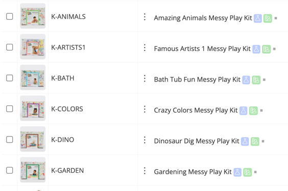 Robin - Messy Play Kits