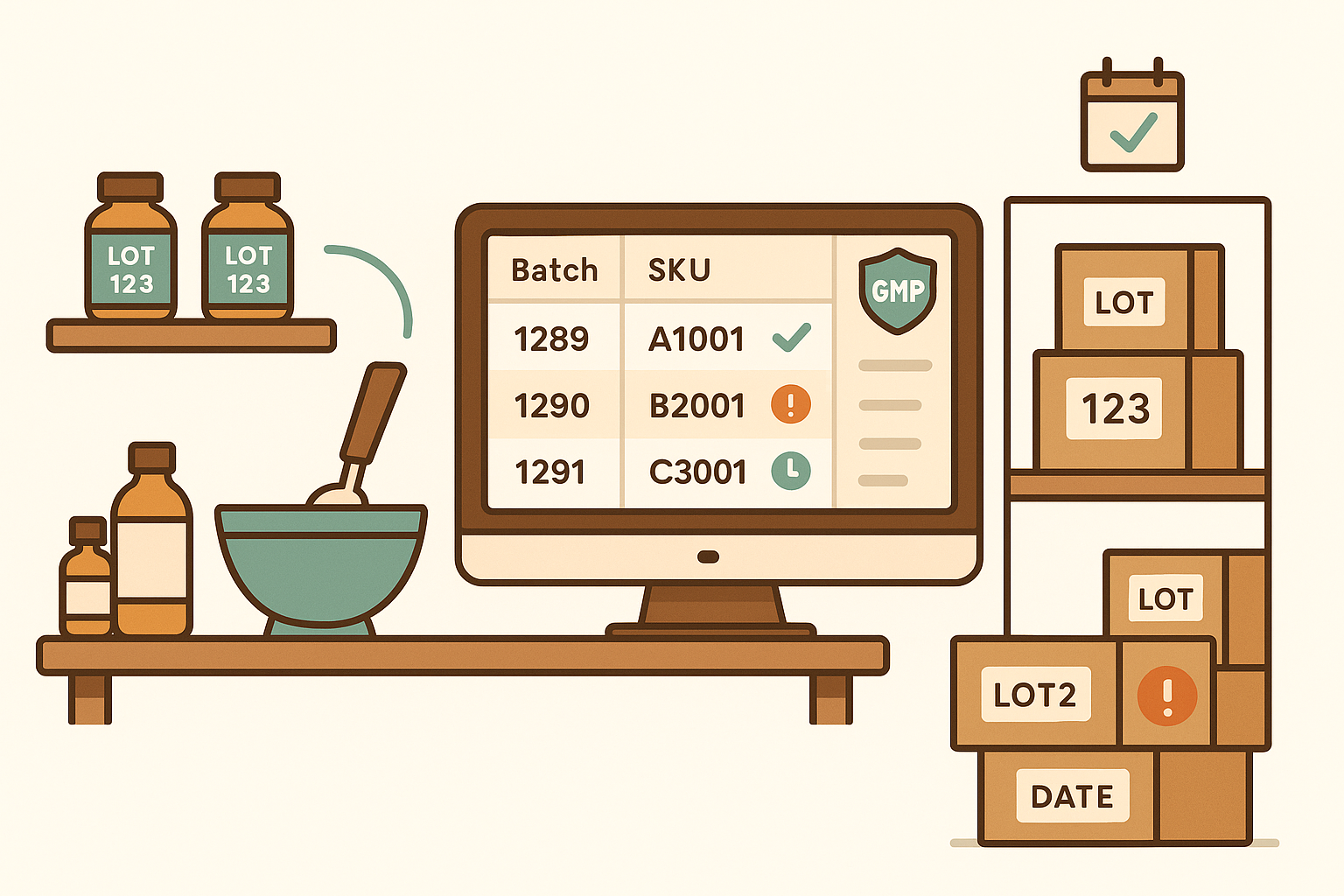 GMP-Ready Batch &amp; Lot Tracking