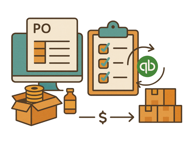 Sync COGS and inventory valuations to QuickBooks
